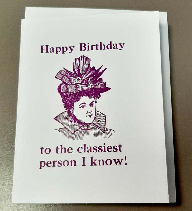 Classy Birthday Card