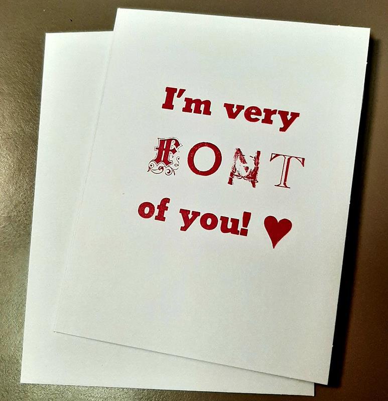 Font of you! card