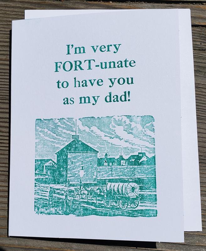 FORT-unate for a Dad Like You Card