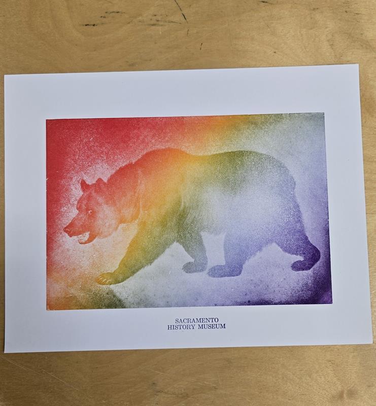Pride Bear Printed Poster